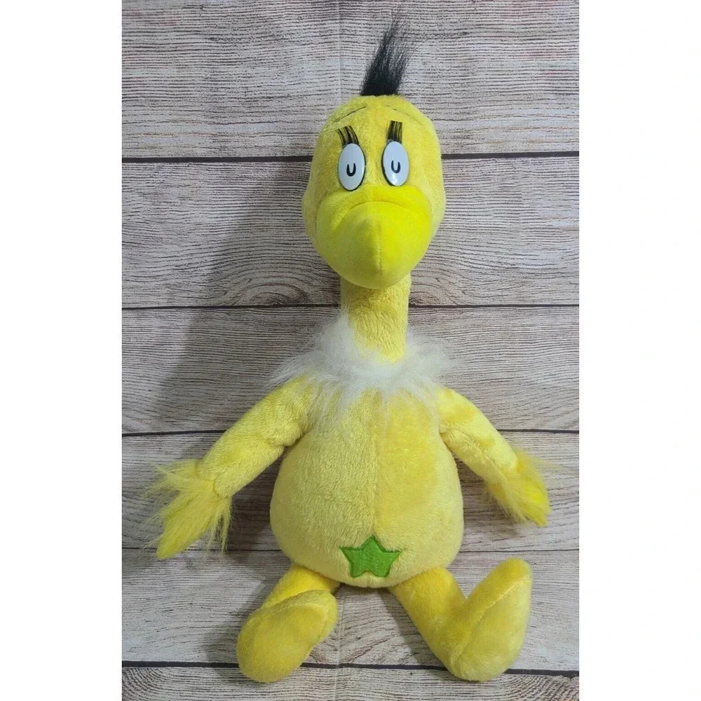 Kohl's Cares Dr. Seuss Plush Sneetch Bird Yellow Green Star Belly 16"